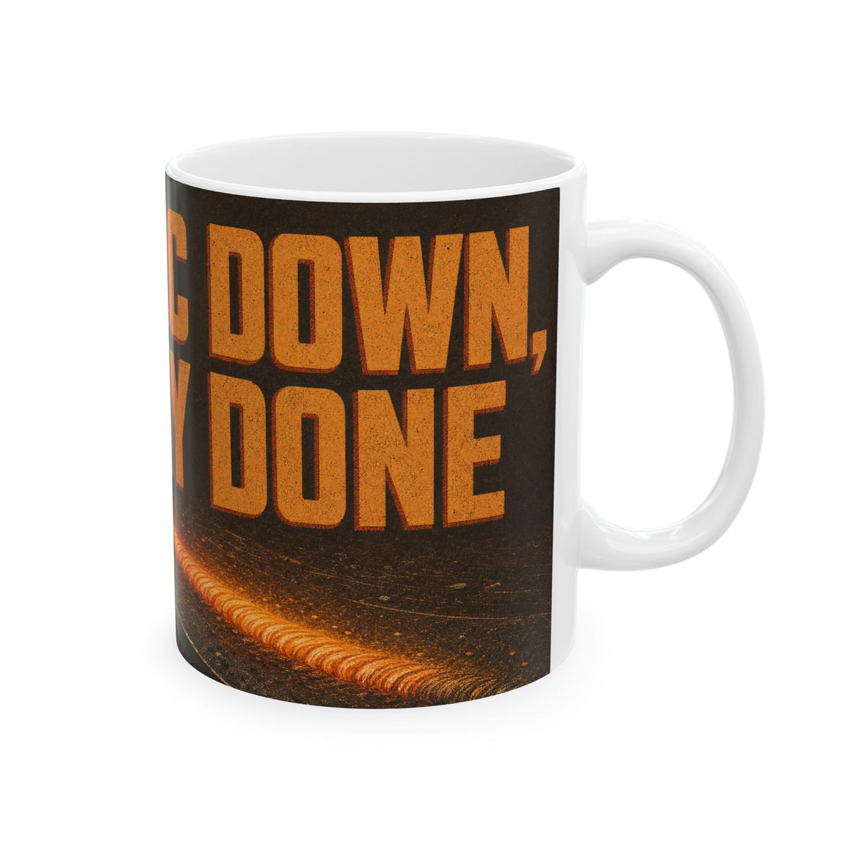 Welder Helmet End of Shift Coffee Mug, Workshop Still Life, Trade Humor Gift