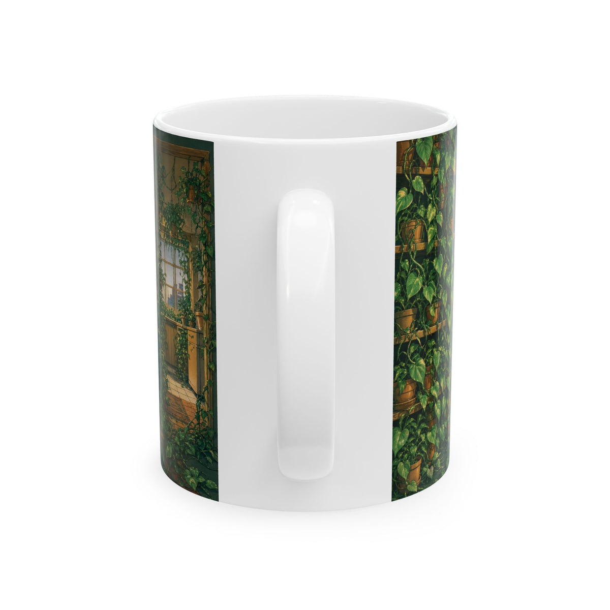 Plant Parent Mug Pothos Vine Illustration Indoor Jungle Houseplant Humor