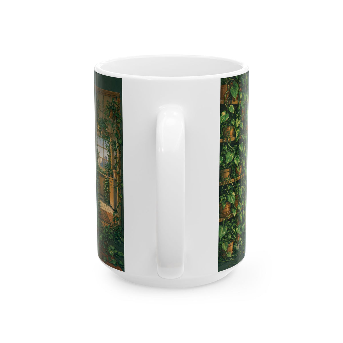 Plant Parent Mug Pothos Vine Illustration Indoor Jungle Houseplant Humor