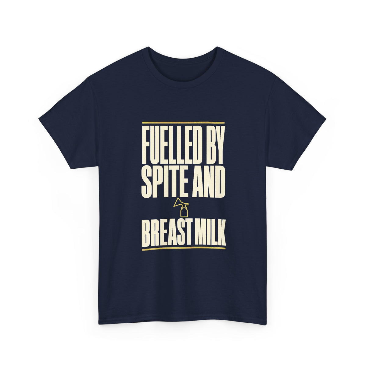 Fuelled By Spite And Breast Milk pumping mom tee breastfeeding humor shirt