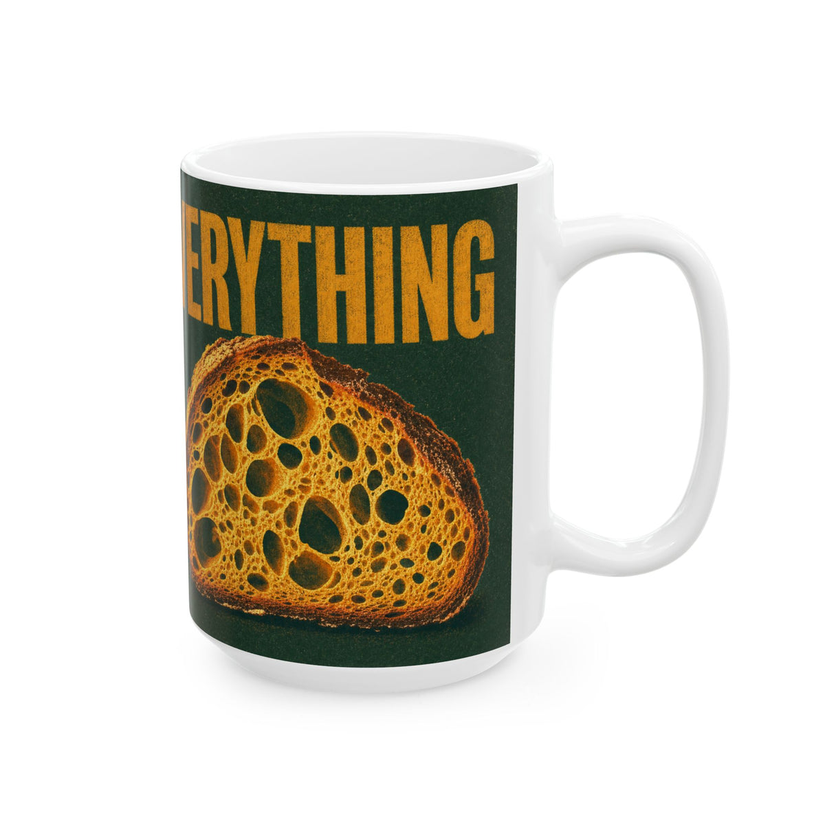 Sourdough Bread Cross Section Open Crumb Mug for Bread Bakers