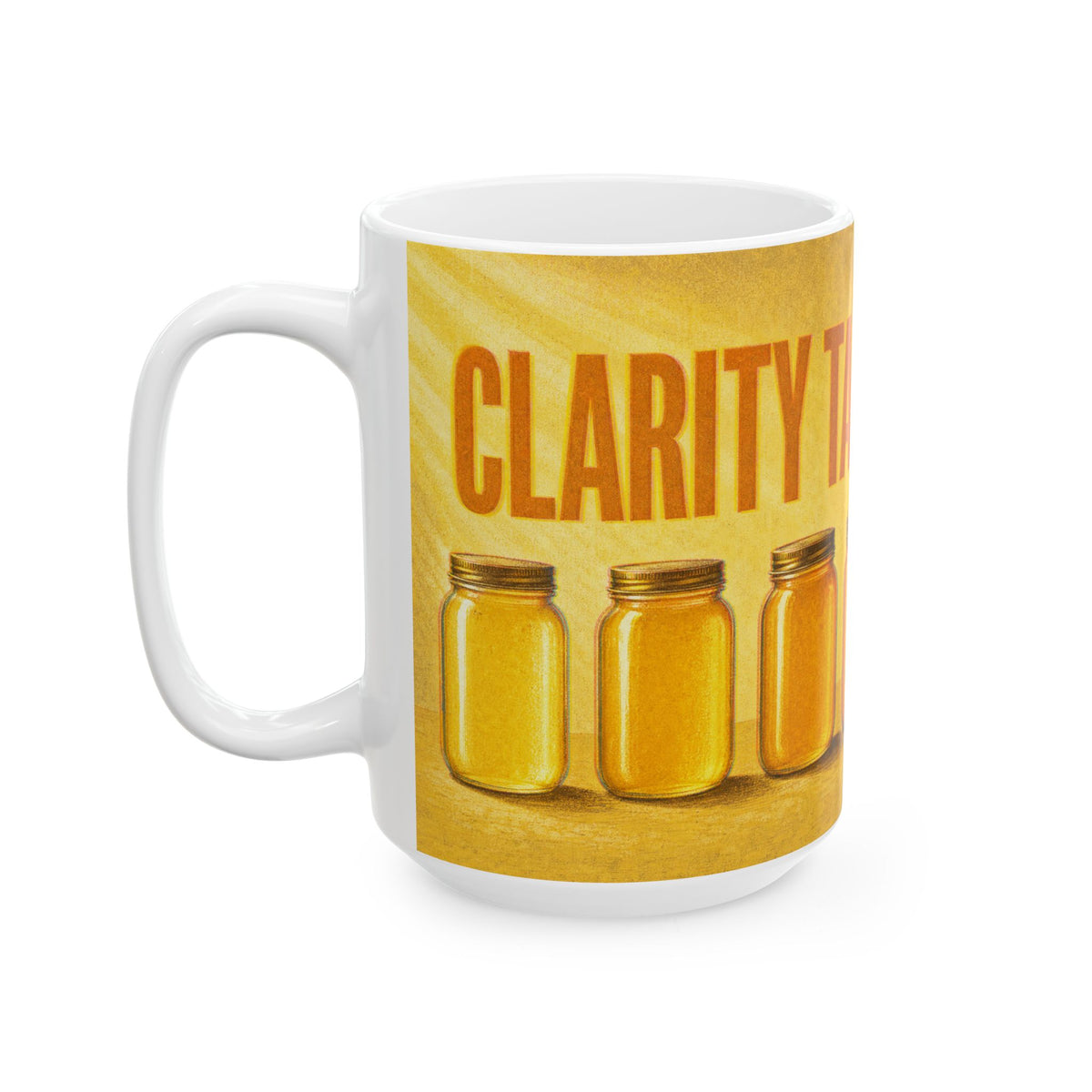 Honey Show Jars Amber Glow Mug for Competitive Beekeeping Fans