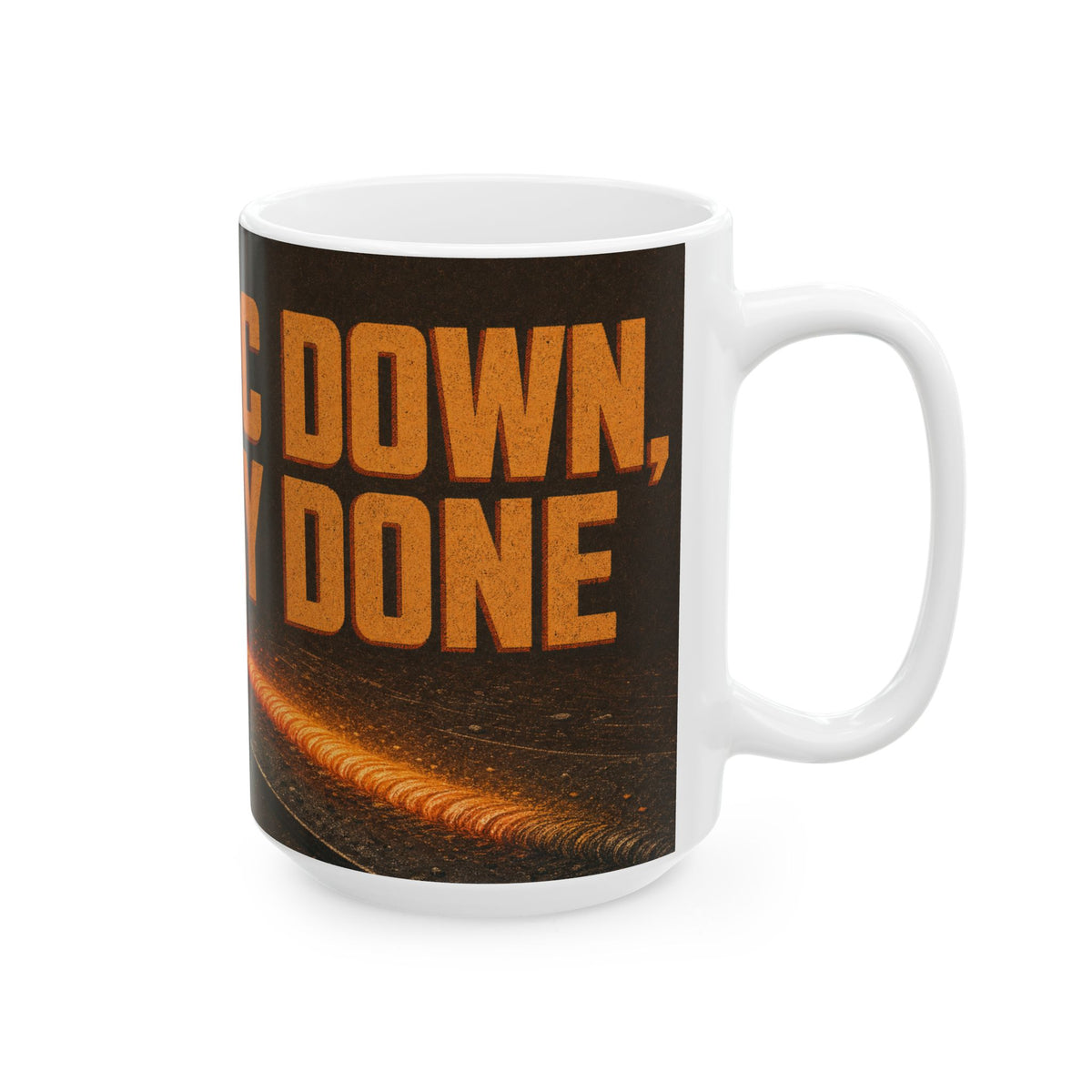 Welder Helmet End of Shift Coffee Mug, Workshop Still Life, Trade Humor Gift
