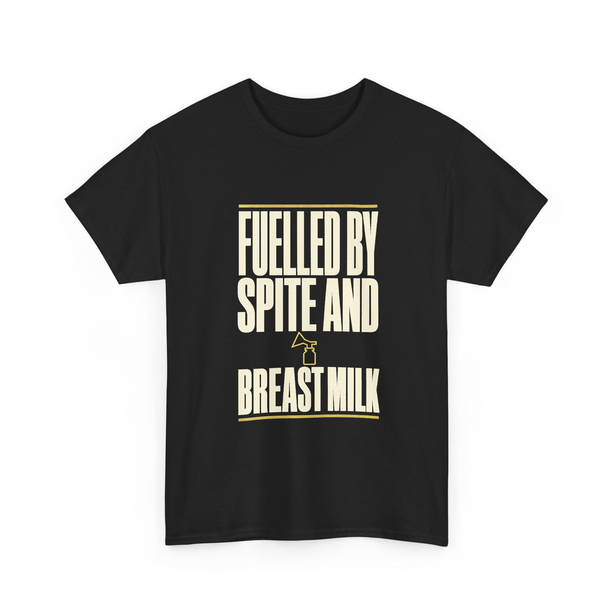 Fuelled By Spite And Breast Milk pumping mom tee breastfeeding humor shirt