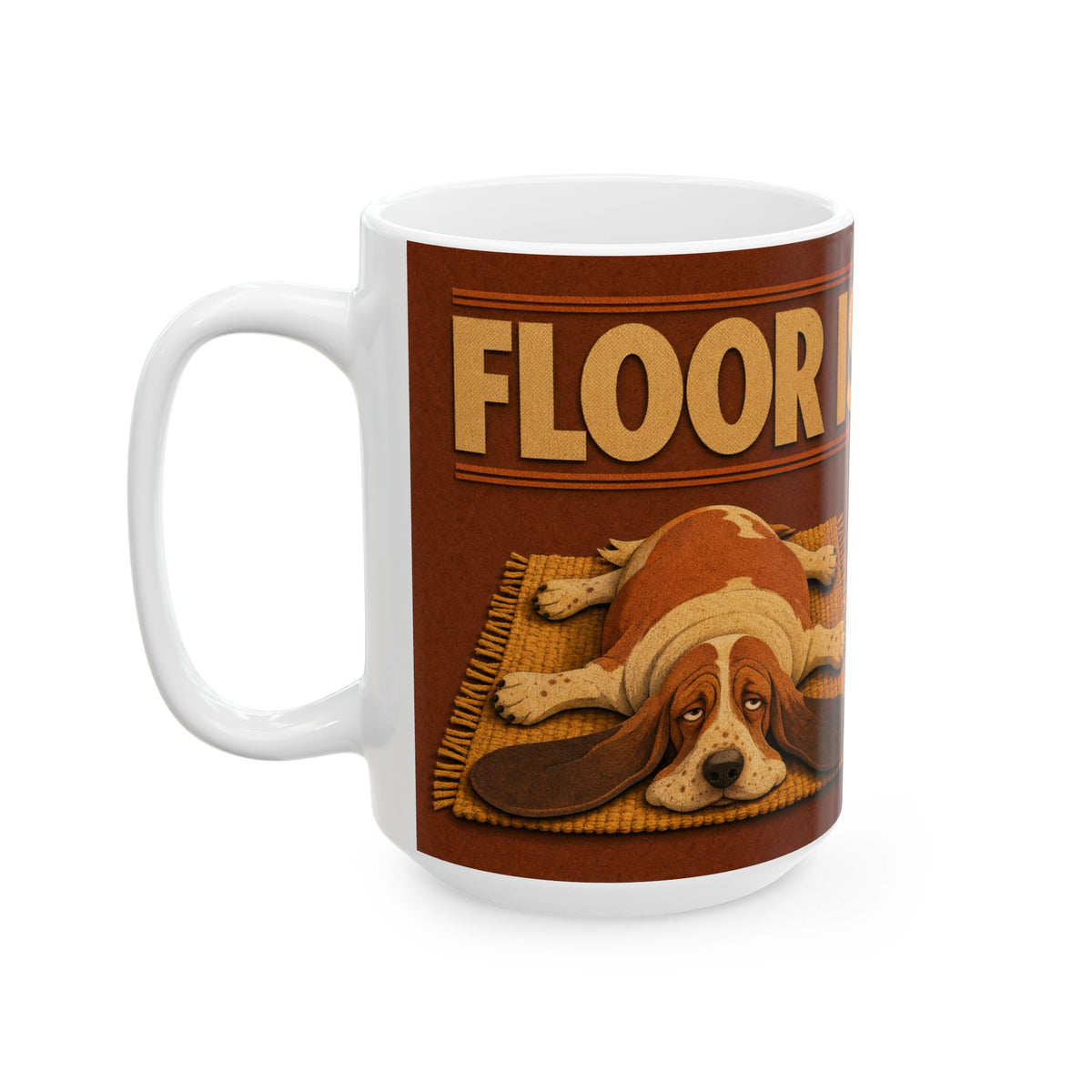 Basset Hound Art Mug Droopy Ears Hound Dog Owner Gift Lazy Dog
