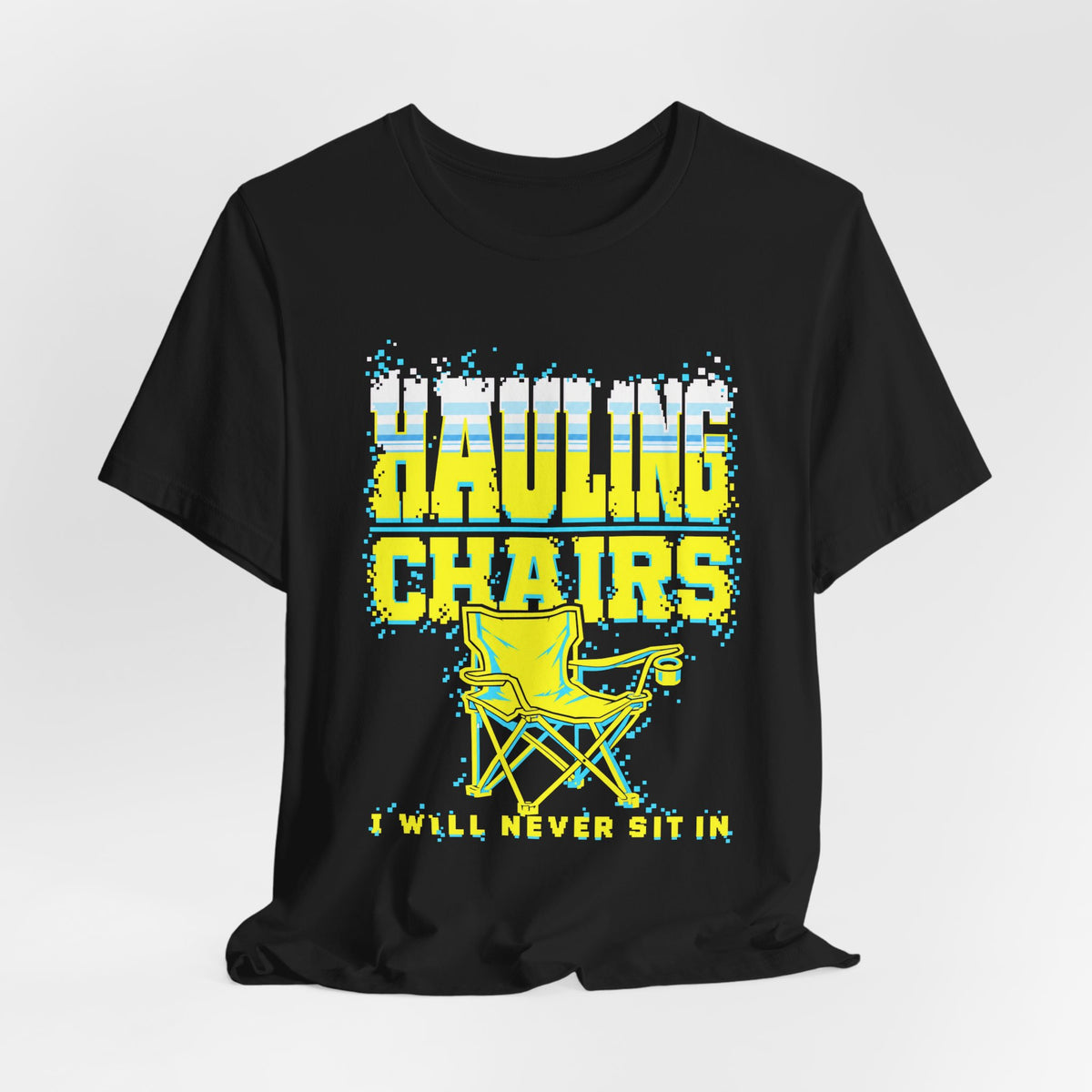 Folding Chair Dad Shirt Funny Travel Baseball Tournament Softball Sports Parent Tee