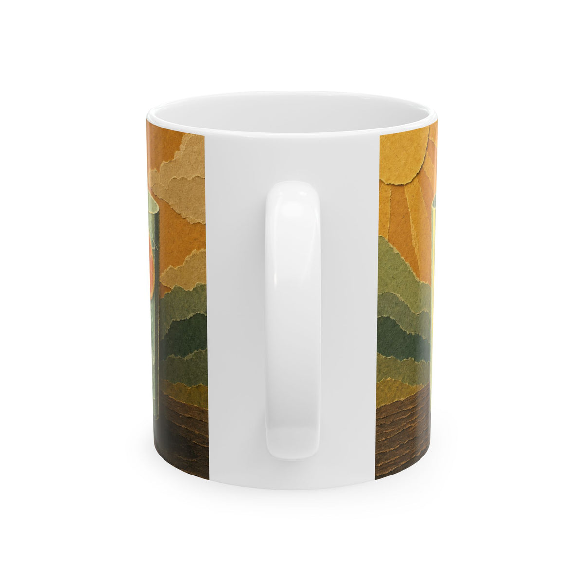 Sober Celebration Mug Golden Hour Still Life Citrus and Ice Sparkling Water Glass