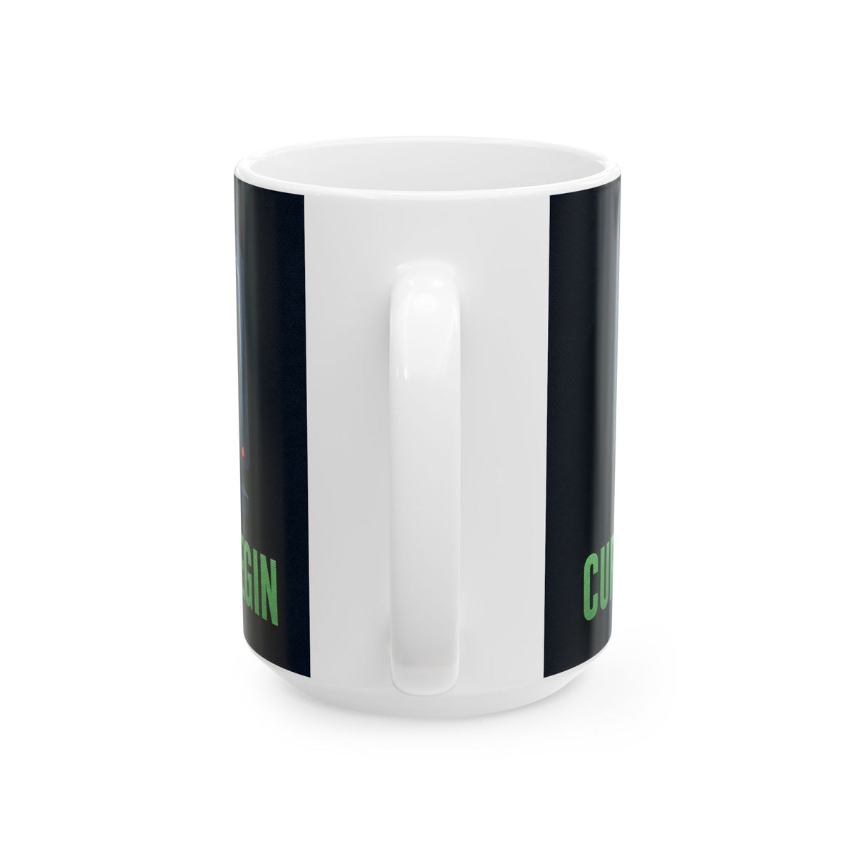 Glowing Phosphor Green Cursor CRT Monitor Mug for 2am Coders and Prompt Engineers
