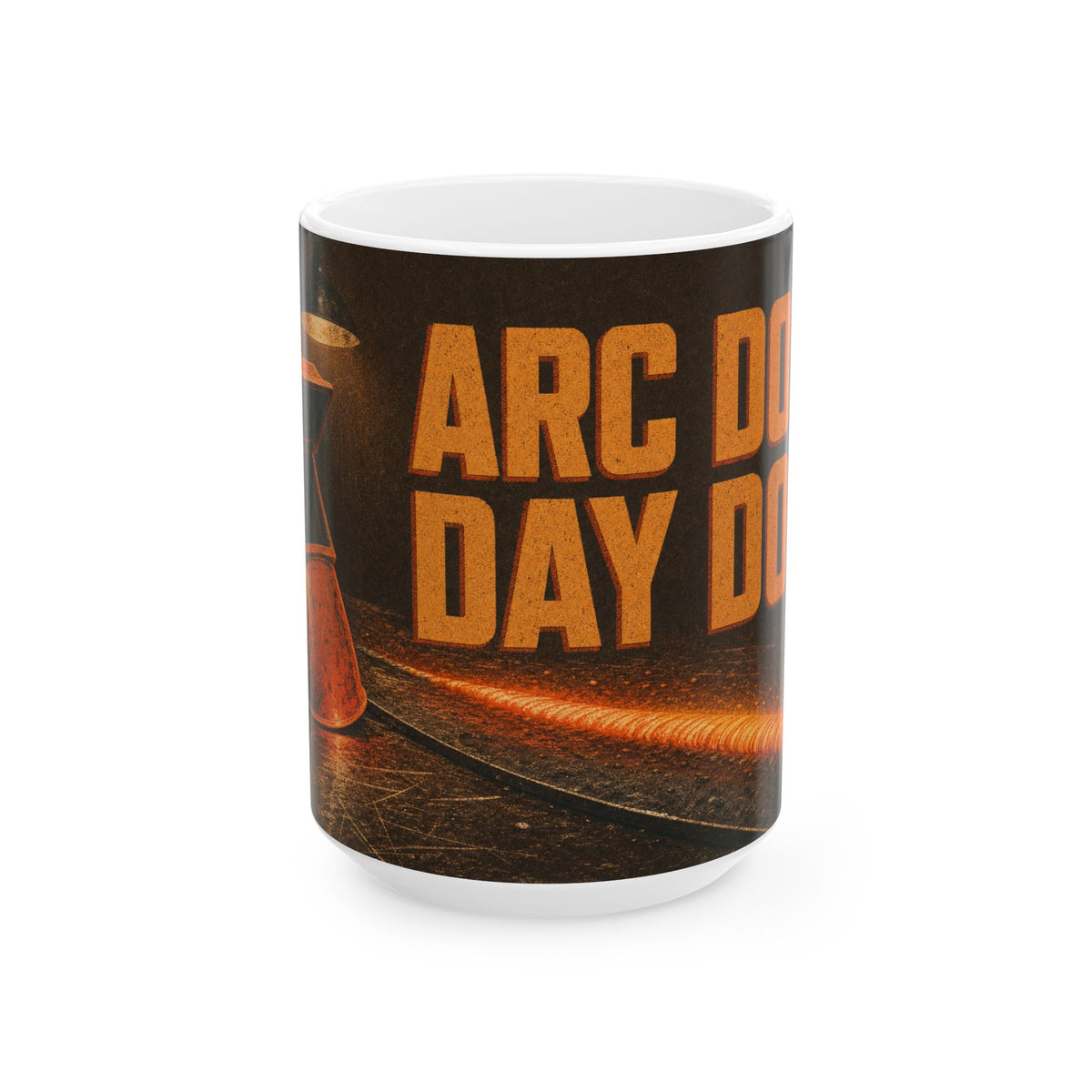 Welder Helmet End of Shift Coffee Mug, Workshop Still Life, Trade Humor Gift