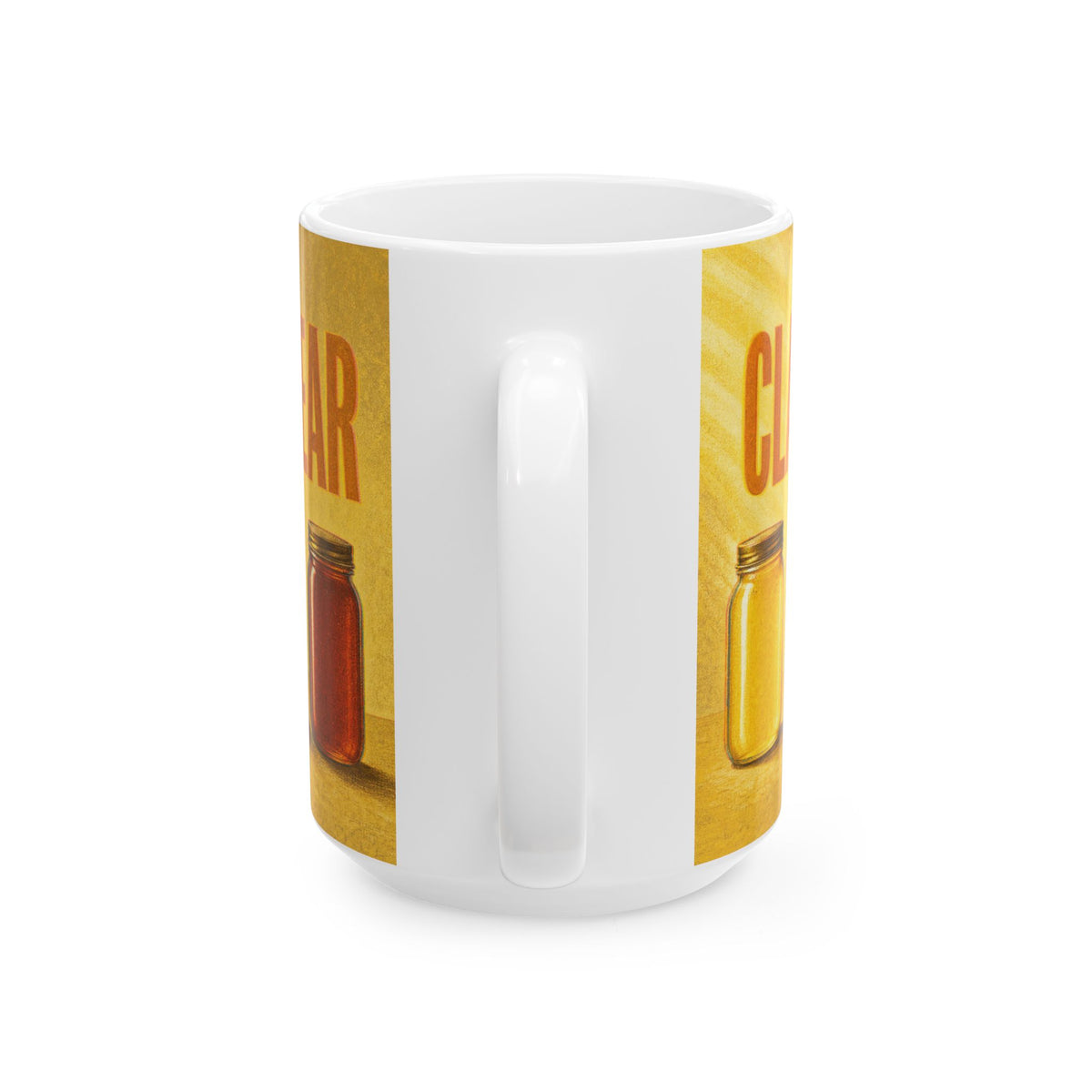 Honey Show Jars Amber Glow Mug for Competitive Beekeeping Fans