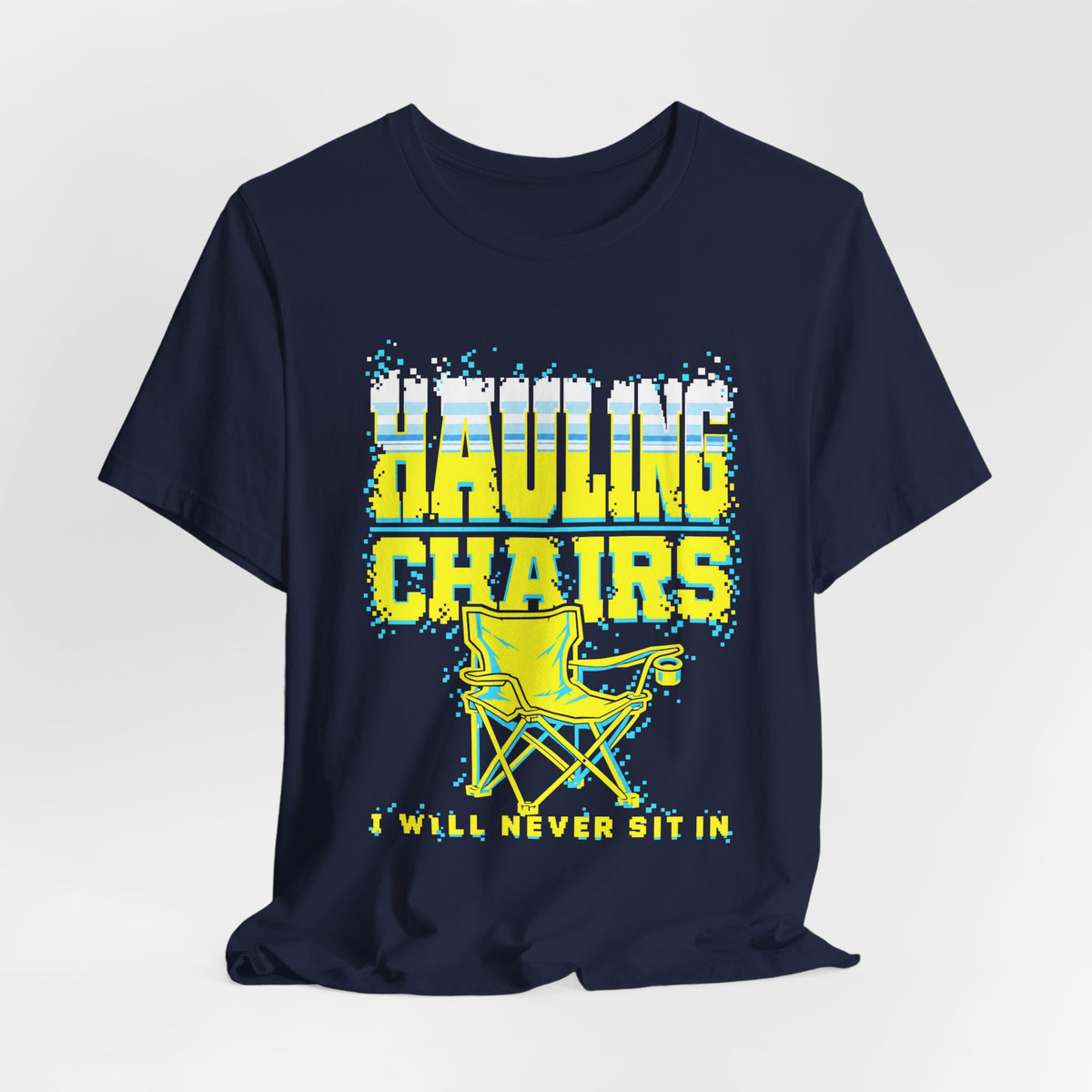 Folding Chair Dad Shirt Funny Travel Baseball Tournament Softball Sports Parent Tee
