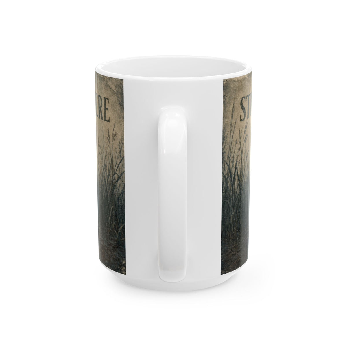 Spotting Scope Fog Birding Humour Mug Twitcher Cold Morning Reed Bed Mist