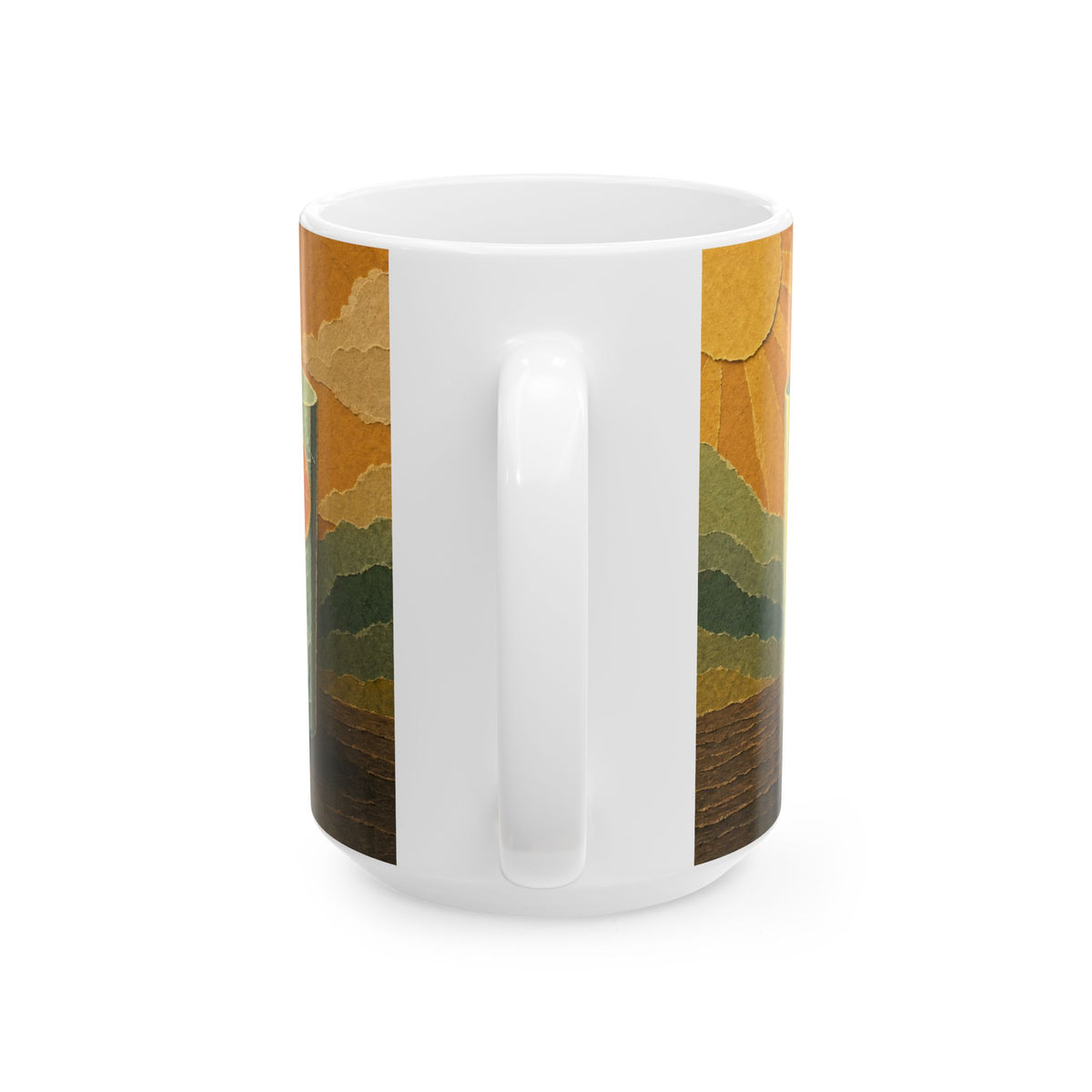Sober Celebration Mug Golden Hour Still Life Citrus and Ice Sparkling Water Glass