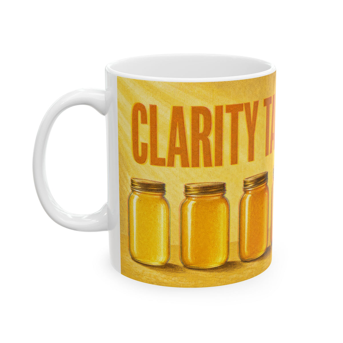 Honey Show Jars Amber Glow Mug for Competitive Beekeeping Fans