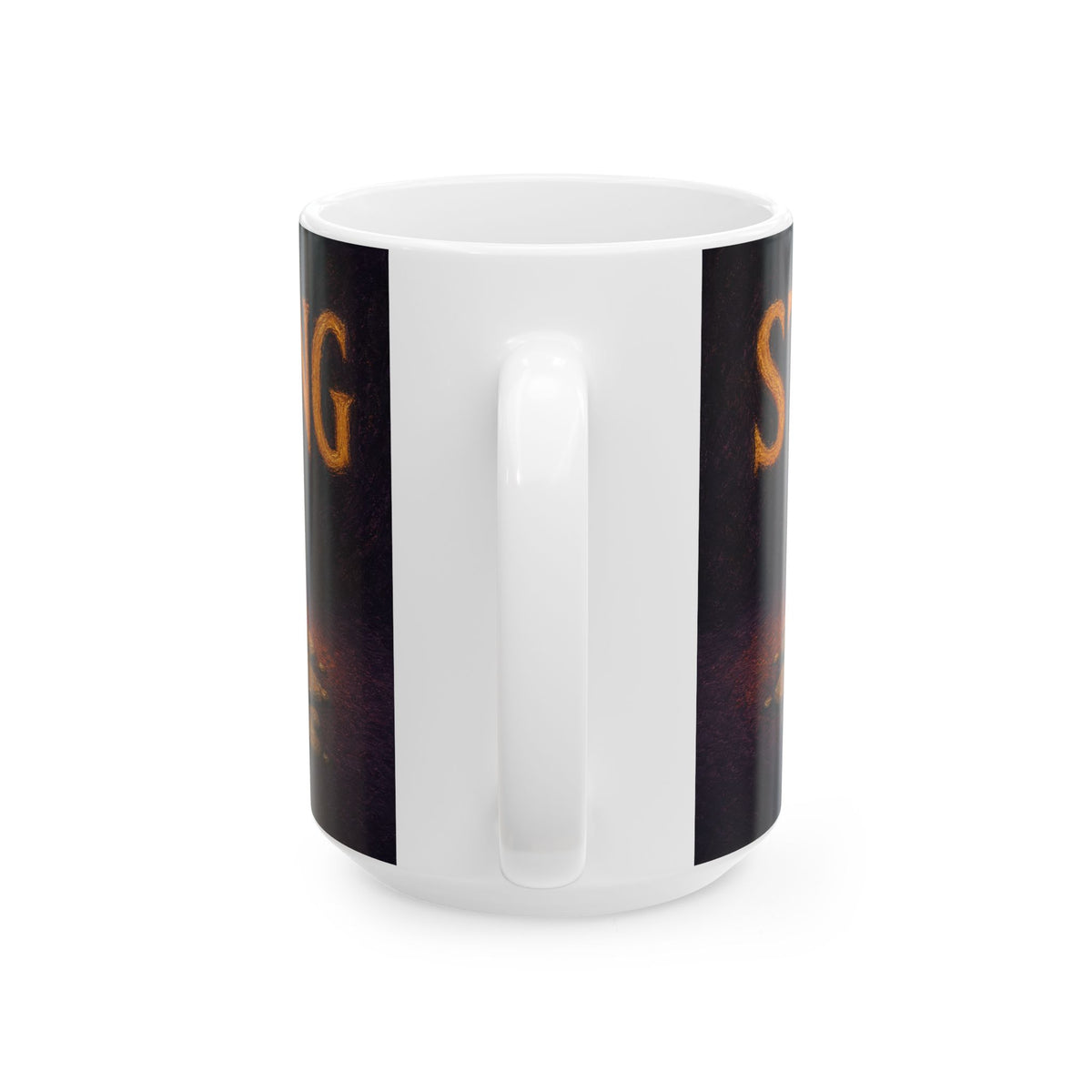 Still Burning Melting Candle Mug, Night Owl Humor, Dark Existential Coffee Cup
