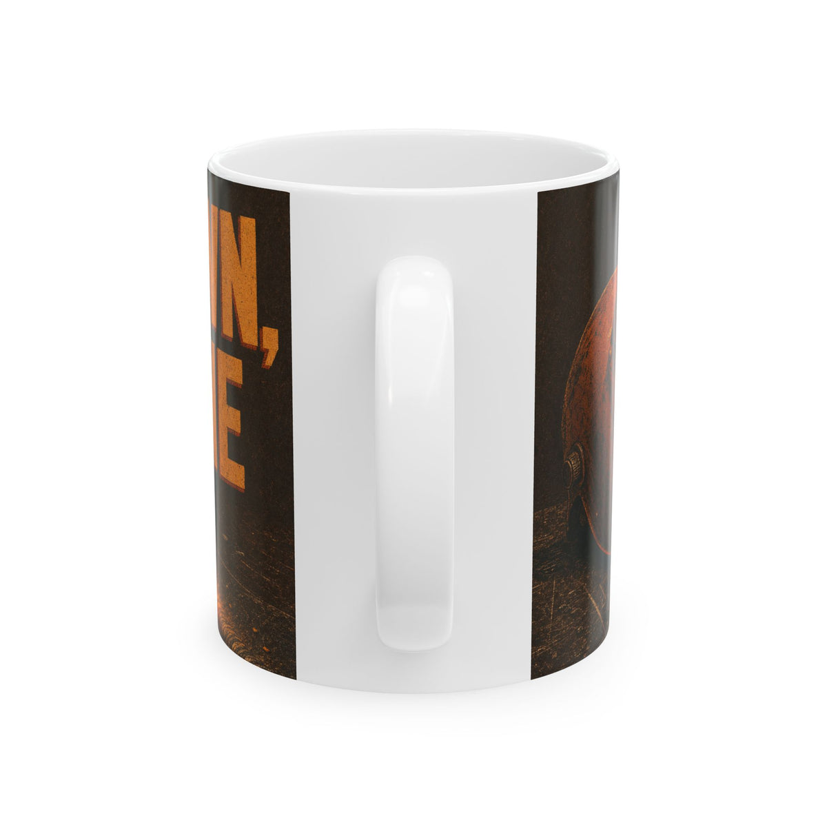 Welder Helmet End of Shift Coffee Mug, Workshop Still Life, Trade Humor Gift