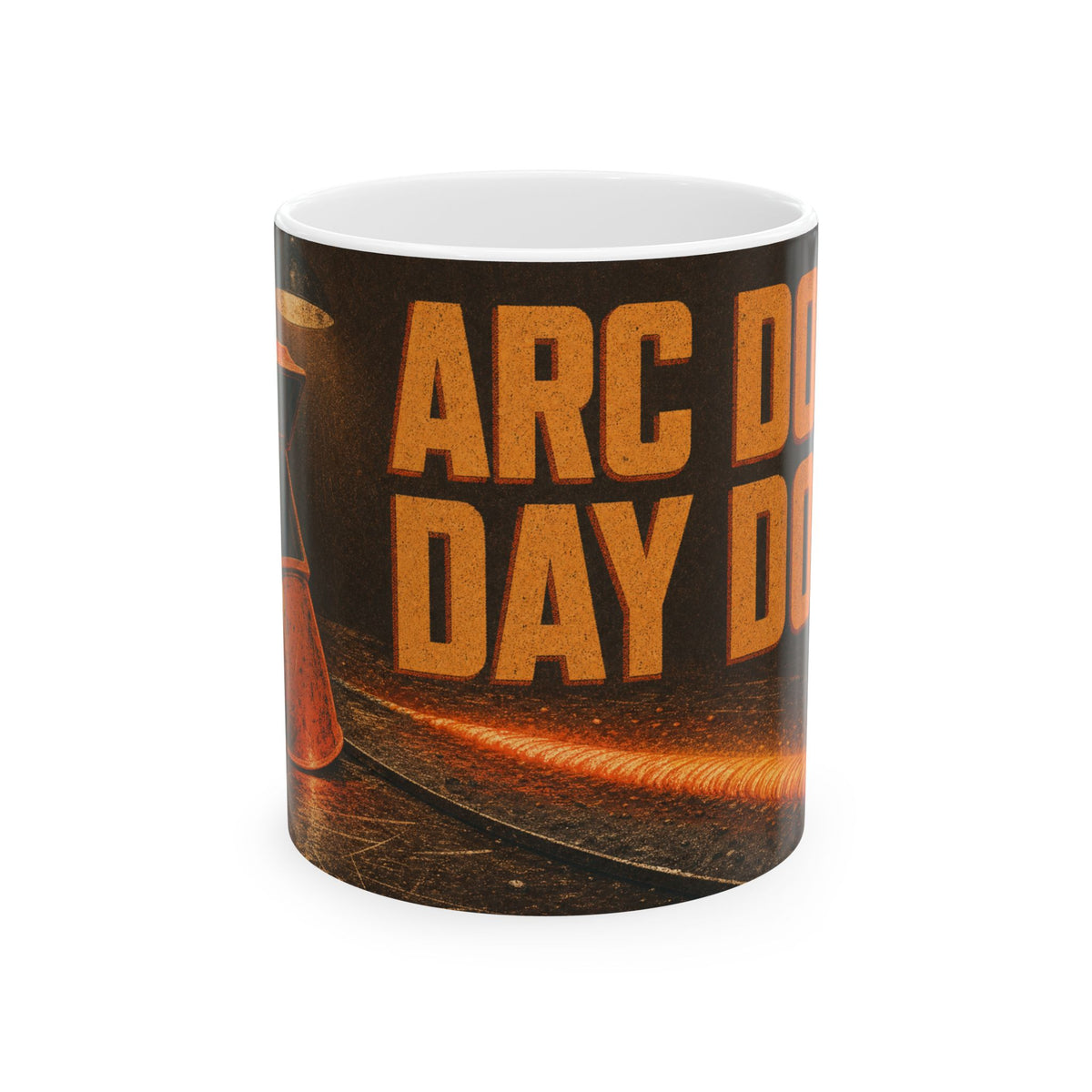Welder Helmet End of Shift Coffee Mug, Workshop Still Life, Trade Humor Gift