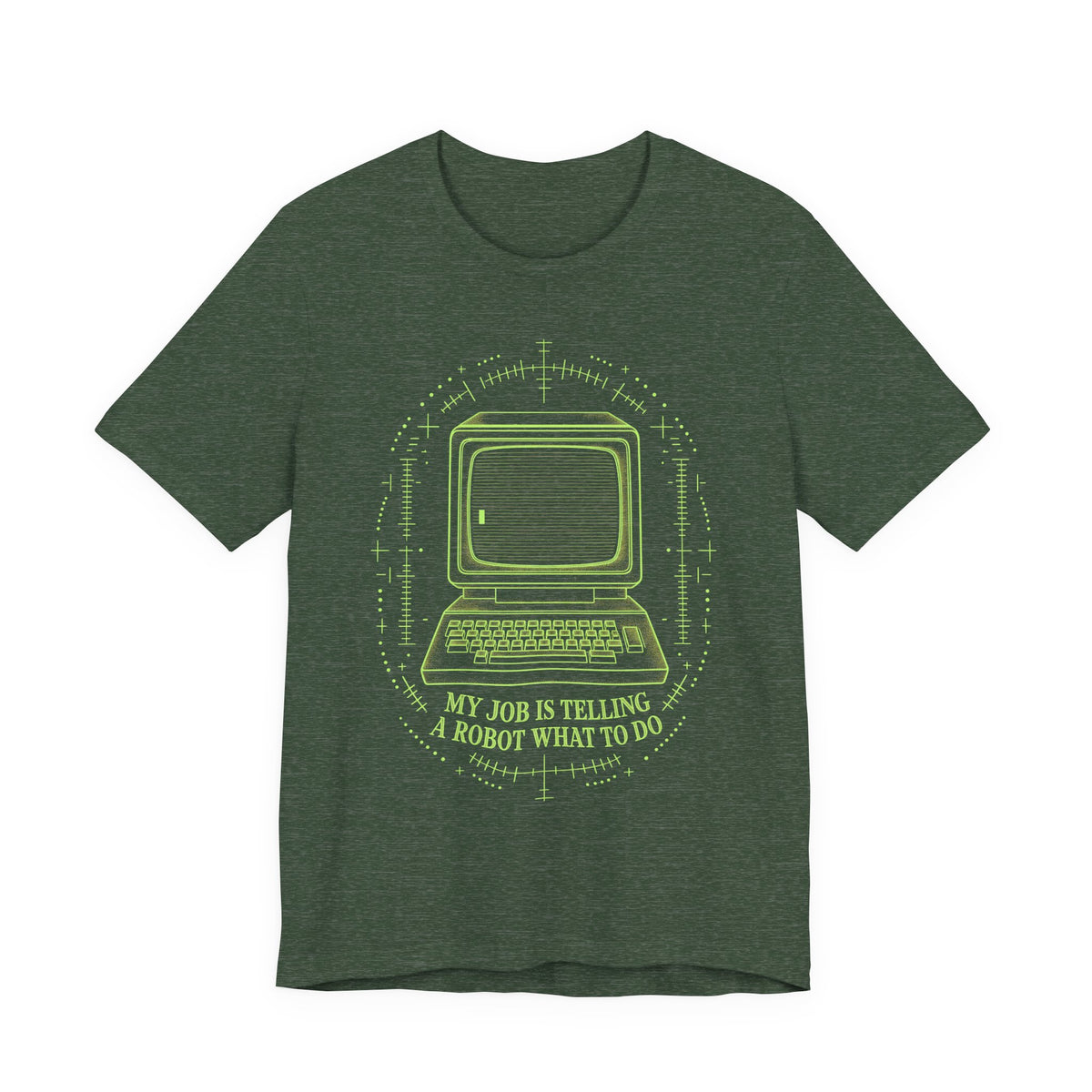 Prompt Engineer Gift Tee Vintage Computer My Job Is Telling A Robot What To Do