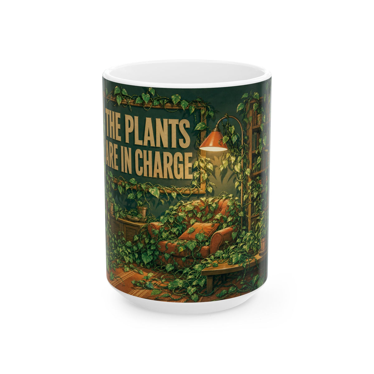 Plant Parent Mug Pothos Vine Illustration Indoor Jungle Houseplant Humor