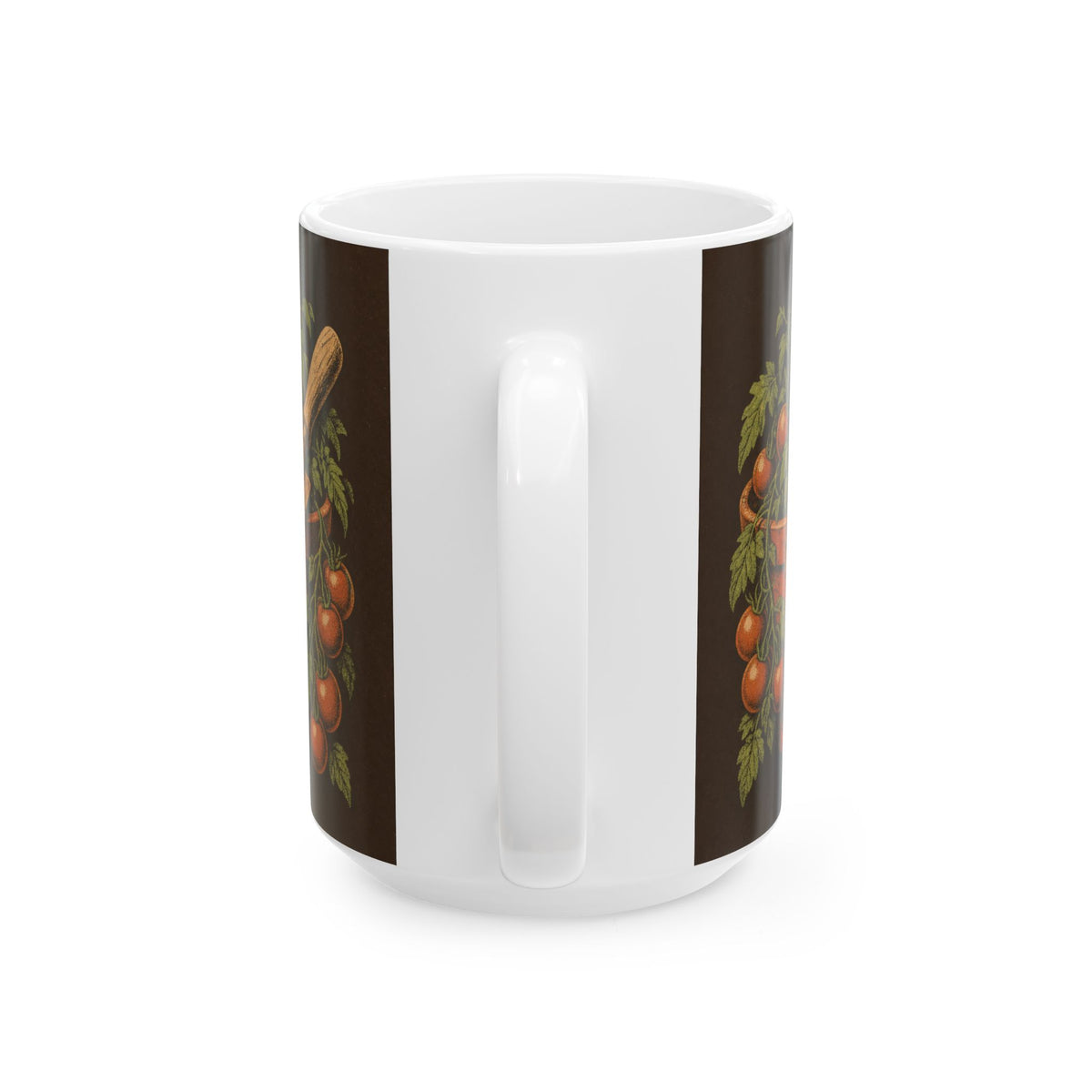 Terracotta Pot Tomatoes Mug Retired Gardener Gift Garden Trowel Illustration