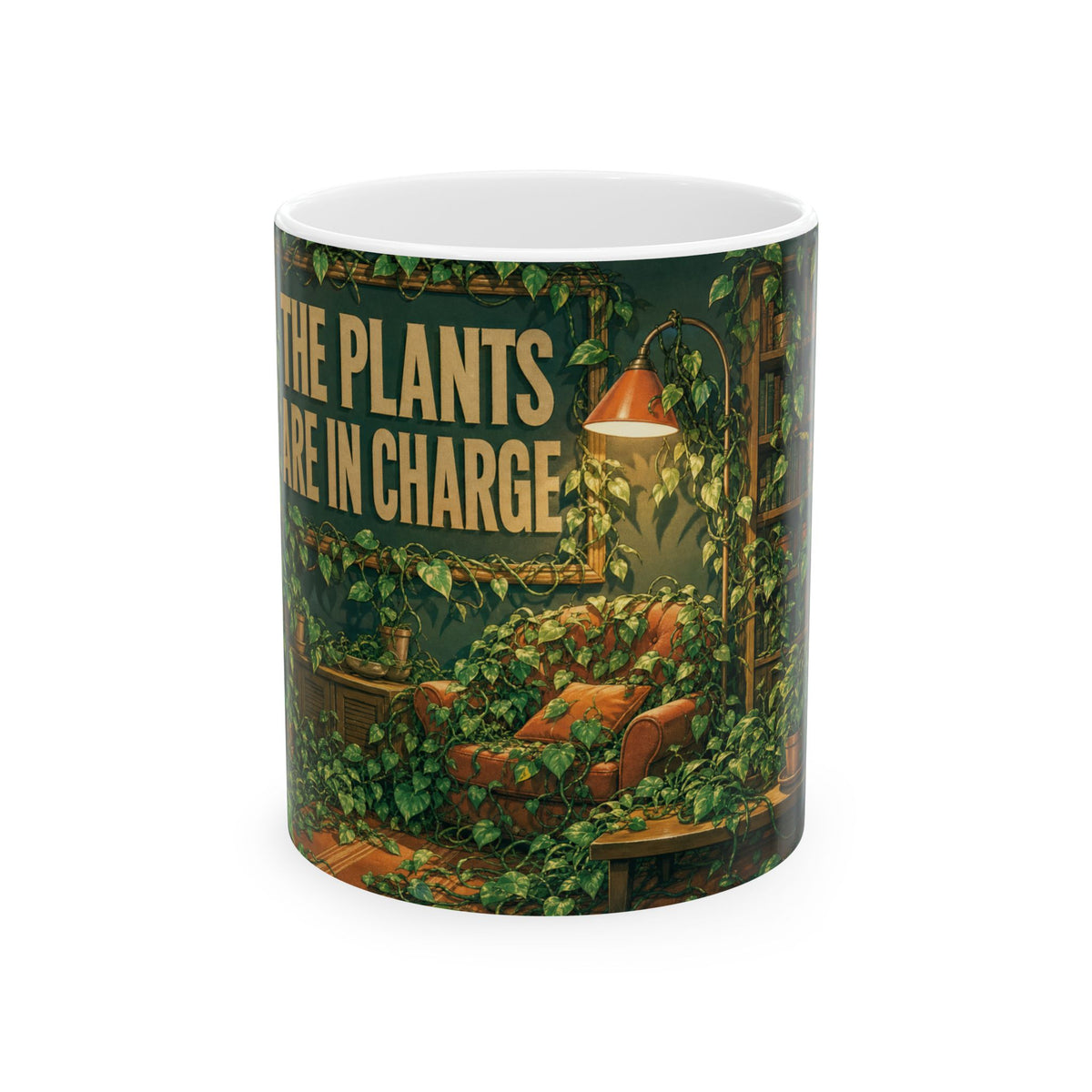 Plant Parent Mug Pothos Vine Illustration Indoor Jungle Houseplant Humor