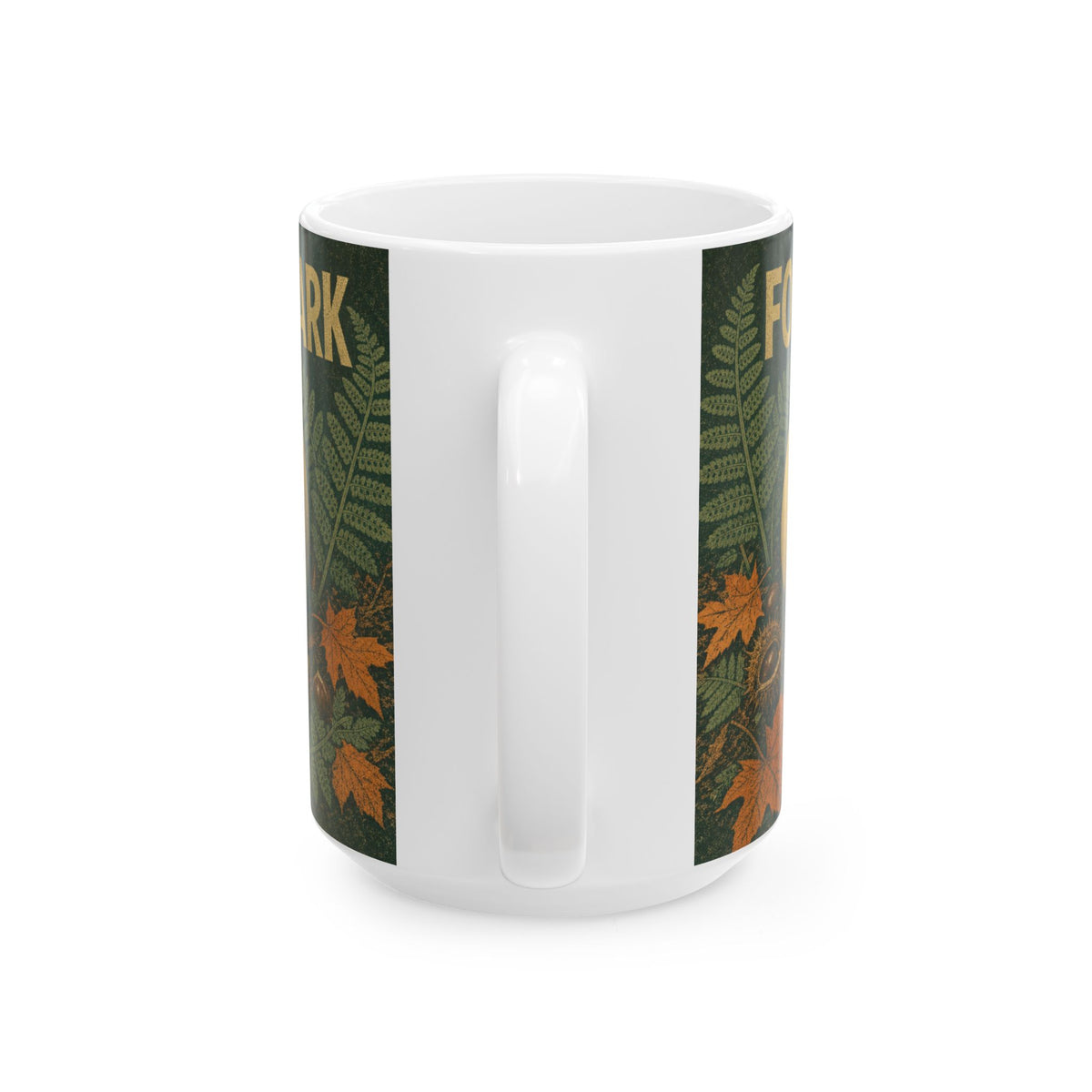 Giant Puffball Mushroom Mug Autumn Woodland Floor Fungi Foraging Wild Mushroom Art
