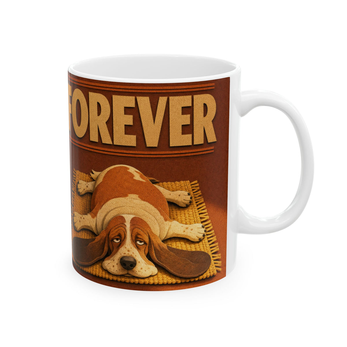 Basset Hound Art Mug Droopy Ears Hound Dog Owner Gift Lazy Dog