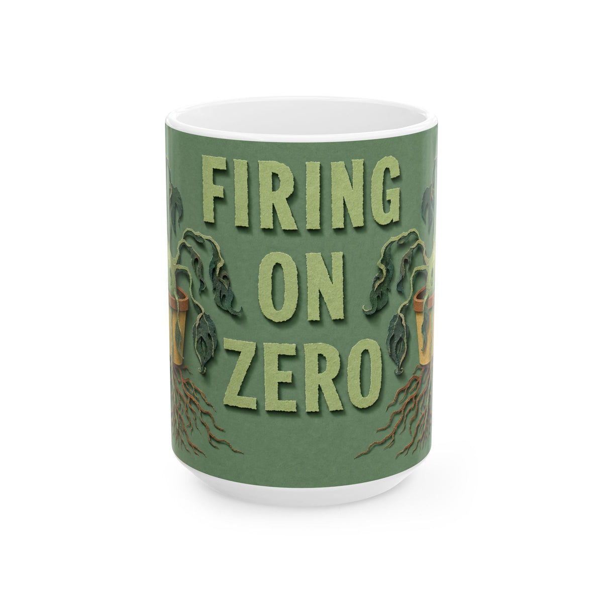 Neuron Houseplant Mug Drooping Plant Illustration Brain Cell Humour Coffee Cup